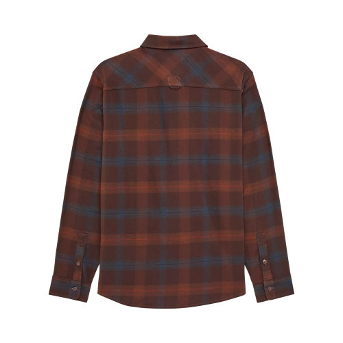 SURVIVALIST CORE FLANNEL LS [DRK BRN]