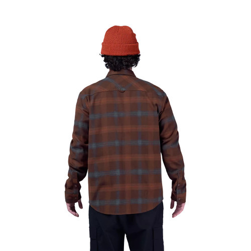 SURVIVALIST CORE FLANNEL LS [DRK BRN]