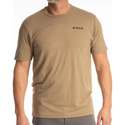 Mountain Peak Tri-blend Tee Coyote Brown Heather - Monument