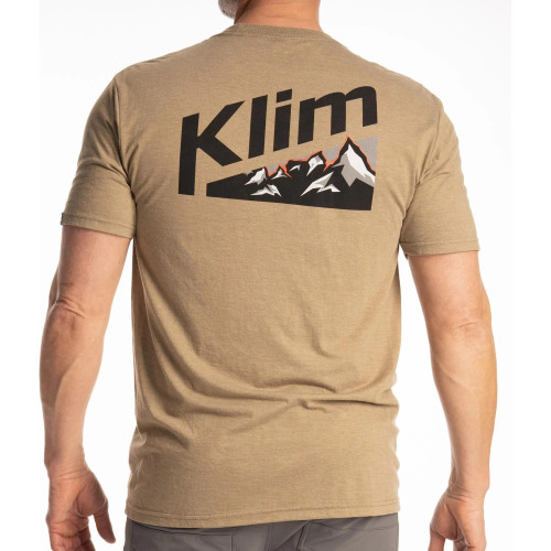 Mountain Peak Tri-blend Tee Coyote Brown Heather - Monument 2