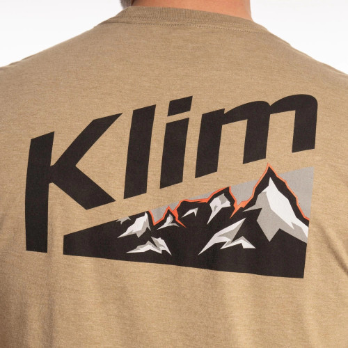 Mountain Peak Tri-blend Tee Coyote Brown Heather - Monument