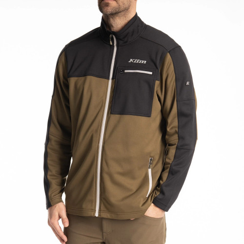 Glacier Jacket Dark Olive - Black