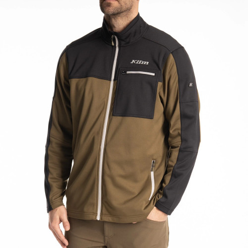 Glacier Jacket Dark Olive - Black