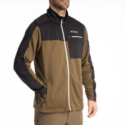 Glacier Jacket Dark Olive - Black