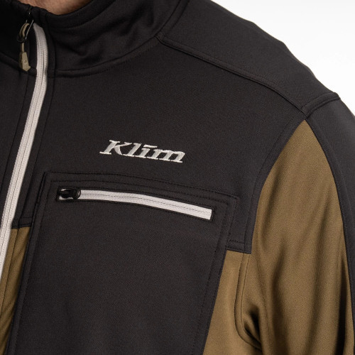 Glacier Jacket Dark Olive - Black