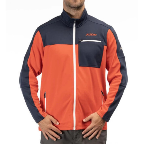 Glacier Jacket Fiery Red - Dress Blues