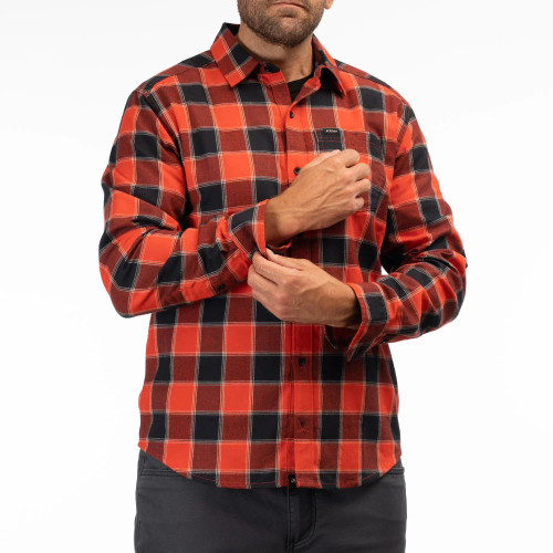 Cottonwood Midweight Flannel Shirt Chili Pepper - Black 2