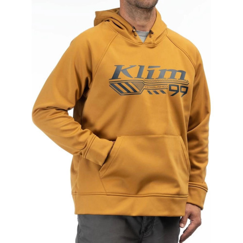 Foundation Pullover Hoodie Golden Brown - Dress Blues