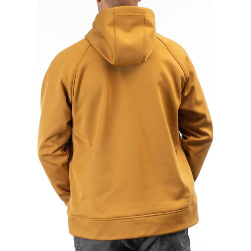 Foundation Pullover Hoodie Golden Brown - Dress Blues