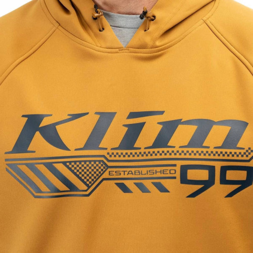 Foundation Pullover Hoodie Golden Brown - Dress Blues