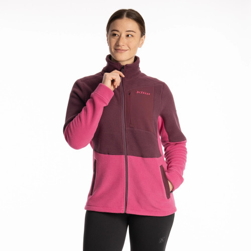 Darby Canyon Fleece Jacket Fuchsia Red - Italian Plum