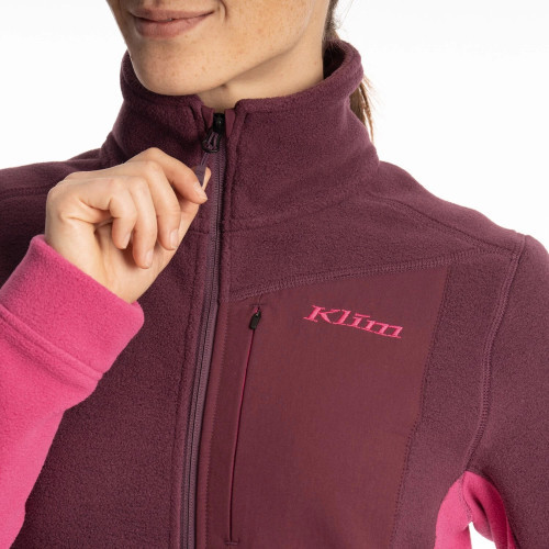Darby Canyon Fleece Jacket Fuchsia Red - Italian Plum
