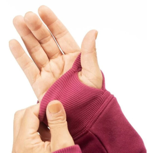 Mariposa Long Pullover Hoodie Raspberry Radiance - Lavender Heist