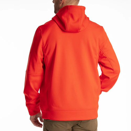 Barracks Hoodie Fiery Red - White