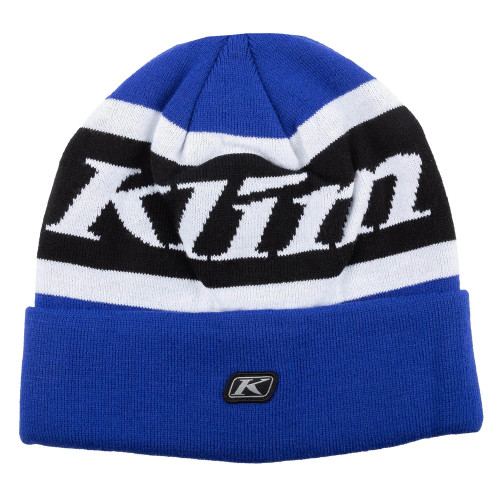 Belmont Point Beanie Mazarine Blue - White