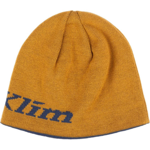 Swerve Beanie Golden Brown - Dress Blues 2