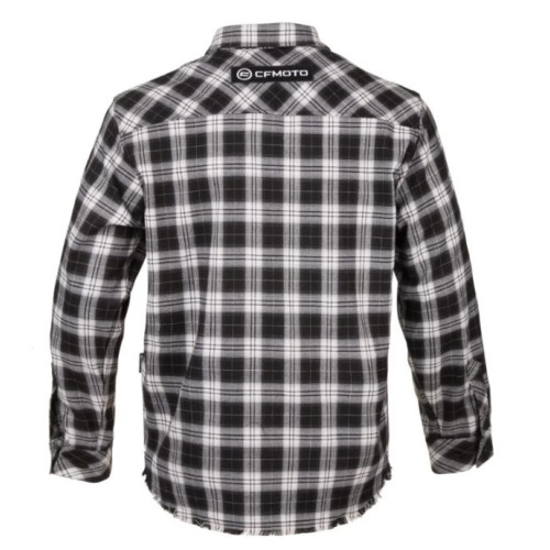 Male Black -White Checked Blouse 2