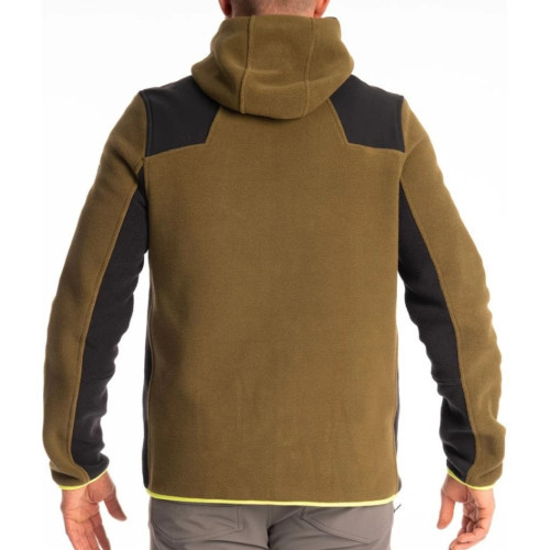 Teton Crest Fleece Hoodie Dark Olive - Black