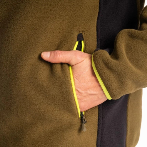 Teton Crest Fleece Hoodie Dark Olive - Black