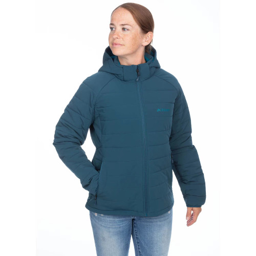 Waverly Stretch Insulated Hooded Jacket Reflecting Pond 2