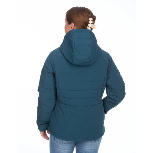 Waverly Stretch Insulated Hooded Jacket Reflecting Pond