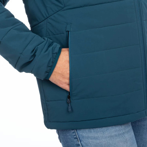 Waverly Stretch Insulated Hooded Jacket Reflecting Pond