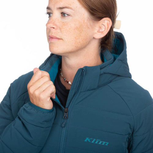 Waverly Stretch Insulated Hooded Jacket Reflecting Pond