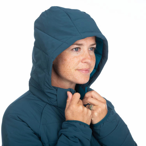 Waverly Stretch Insulated Hooded Jacket Reflecting Pond