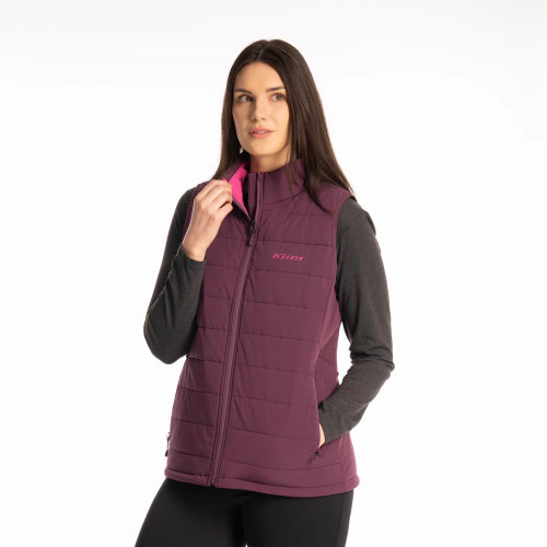 Waverly Stretch Insulated Vest Italian Plum