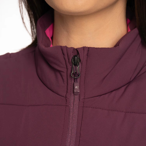 Waverly Stretch Insulated Vest Italian Plum