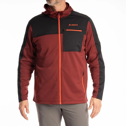 Glacier Hoodie Cabernet - Black