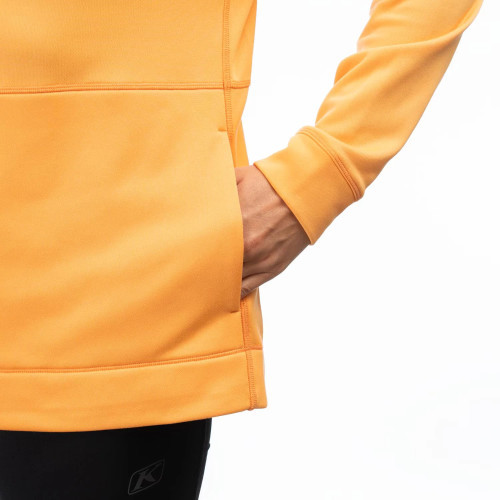 Solitude Asym Pullover Mock Orange