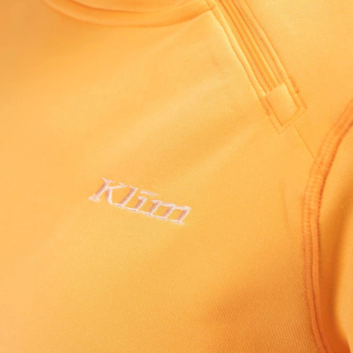 Solitude Asym Pullover Mock Orange