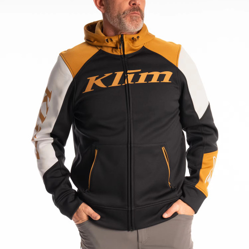 Stealth Hoodie Black - Golden Brown