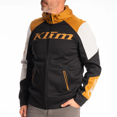 Stealth Hoodie Black - Golden Brown