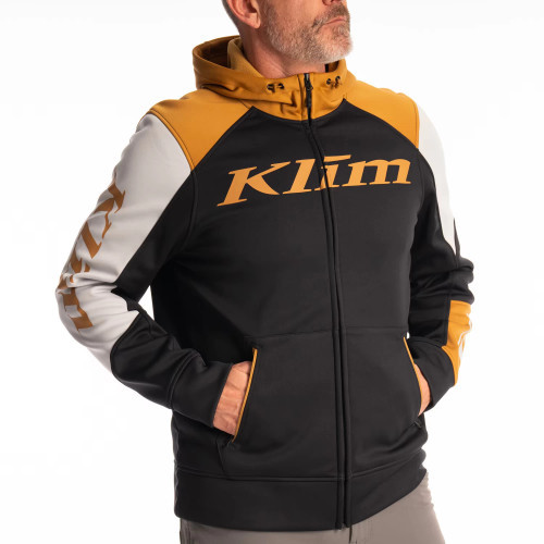 Stealth Hoodie Black - Golden Brown