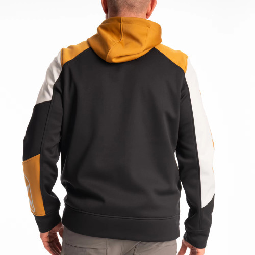 Stealth Hoodie Black - Golden Brown
