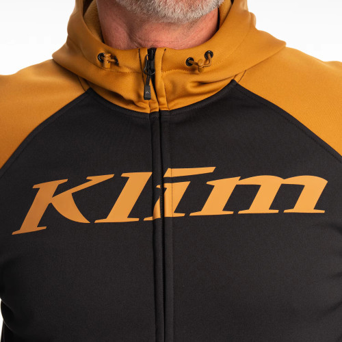 Stealth Hoodie Black - Golden Brown