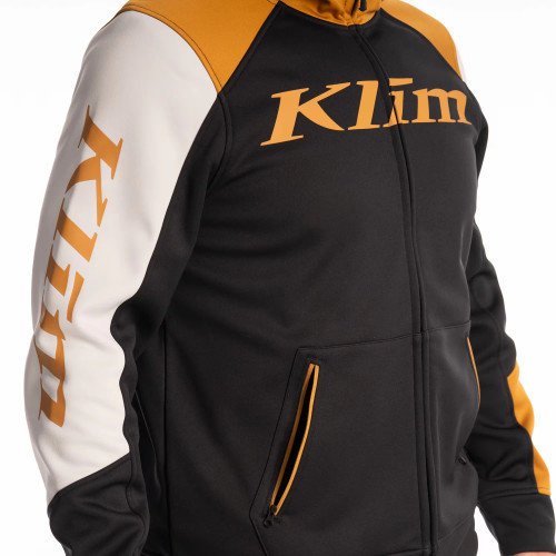 Stealth Hoodie Black - Golden Brown