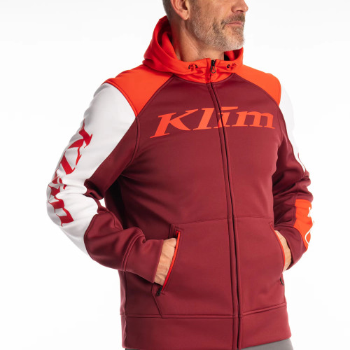 Stealth Hoodie Cabernet - Fiery Red 2