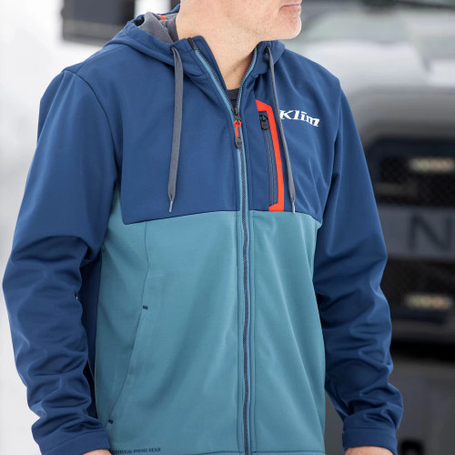 Transition Hoodie Dress Blues - Petrol