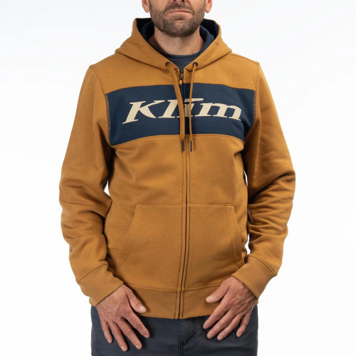 Trailside Hoodie Golden Brown - Dress Blues