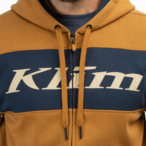 Trailside Hoodie Golden Brown - Dress Blues