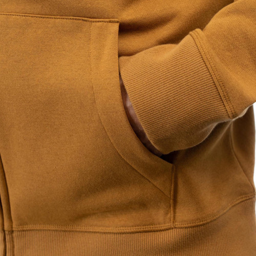Trailside Hoodie Golden Brown - Dress Blues