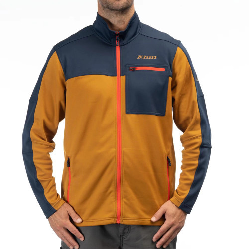 Glacier Jacket Golden Brown - Dress Blues