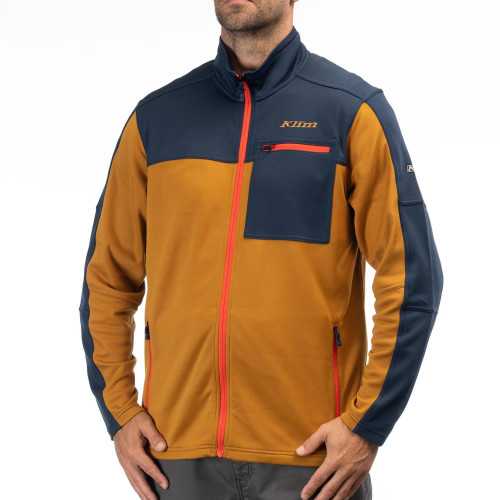 Glacier Jacket Golden Brown - Dress Blues 2