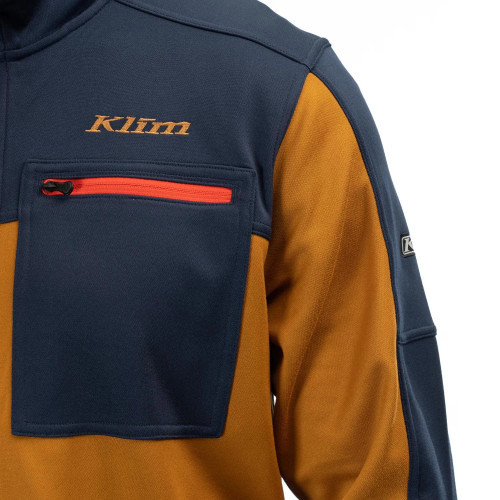 Glacier Jacket Golden Brown - Dress Blues