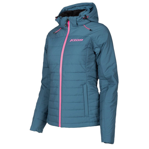 Waverly Jacket Petrol - Knockout Pink 2