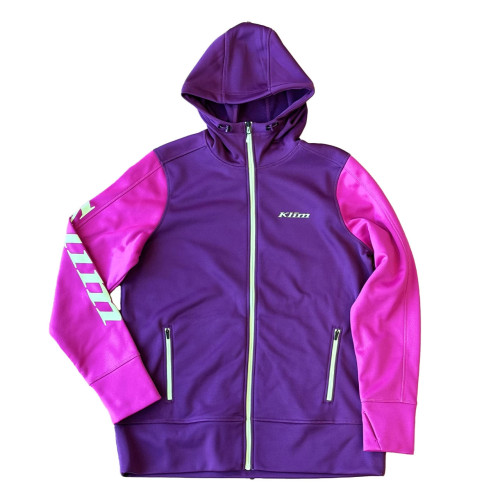 Visita Long Hoodie Italian Plum - Fuchsia Red