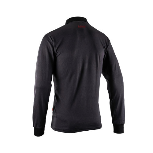 Polo Shirt Team Long Black